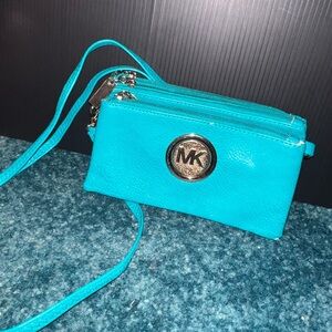 Michael Kohrs Teal Crossbody Purse